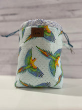 Load image into Gallery viewer, Yarn Pouch with Leather Drawstring