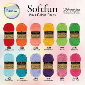 Soft Fun Colour Pack 12x20g Balls