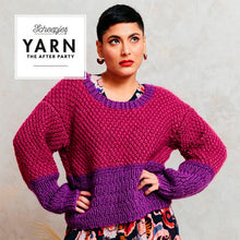 Load image into Gallery viewer, SALE …….. YARN The After Party No.122 Cranberry Fizz Jumper Knitted