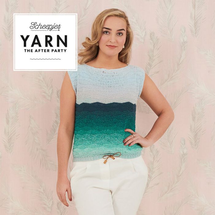 SALE …….. Yarn The After Party No.63 Flowing Waves Top