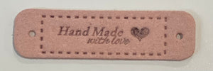 Suede Hand Made Labels
