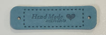 Load image into Gallery viewer, Suede Hand Made Labels