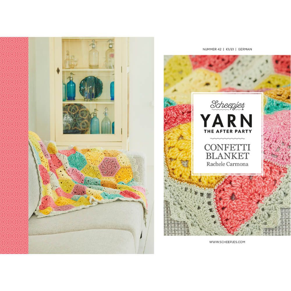 SALE ……..Yarn The After Party No 42. Confetti Blanket UK Terms